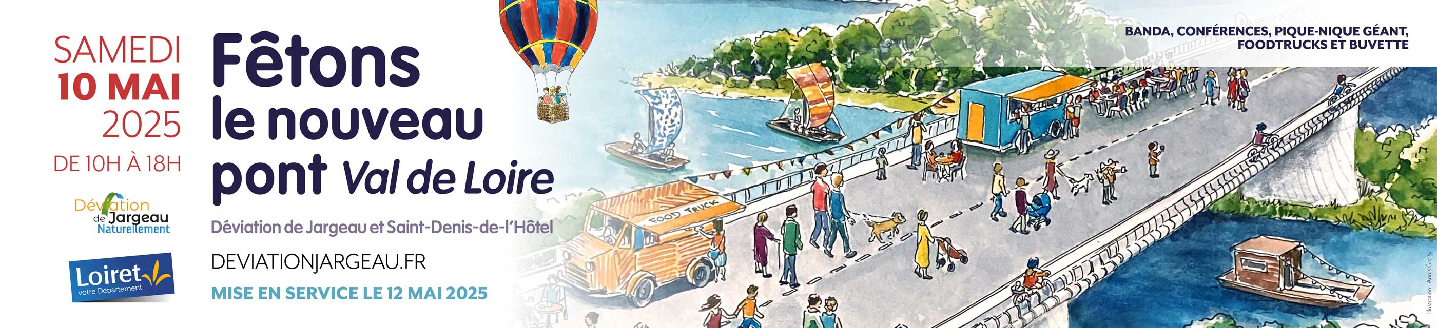 Loiret : fêtons le nouveau pont Val de Loire !