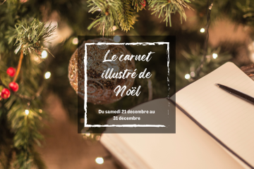 The illustrated notebook “Christmas at the Château de Sully-sur-Loire”