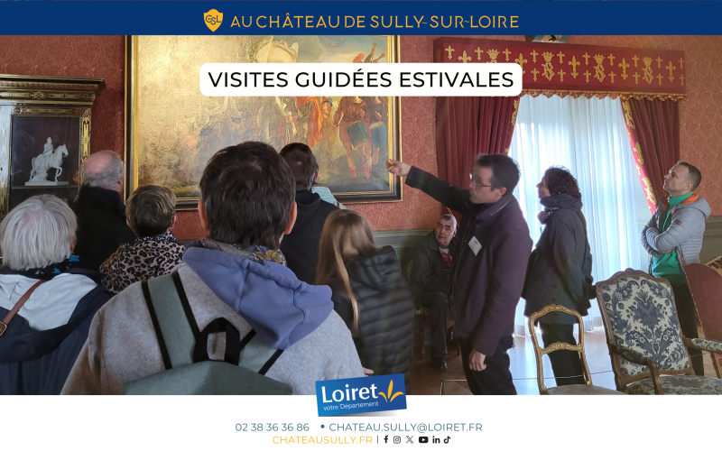 Visites guidées estivales, tous les jours